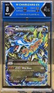 Pokemon M Mega Charizard Ex RCG 8 Xy Flashfire 69/106 Holo Rare V - Picture 1 of 2
