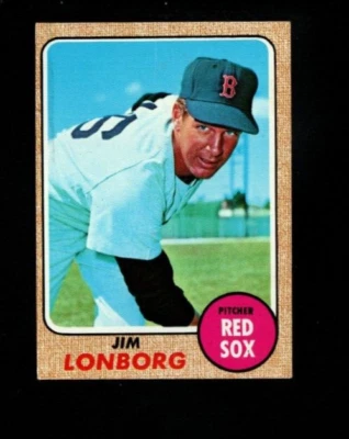 1968 Topps # 460 Jim Lonborg Ex-Mt - Image 1 of 2