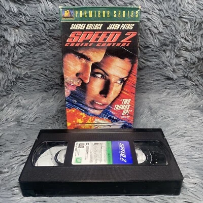 Speed 2 Cruise Control VHS 1997 Tom Cruise Sandra Bullock Premiere Series Film - Image 1 of 4