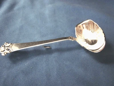 Magnus Asse 830S Серебряный Соус Крючок Ковш Анитра Узор Берген Норвегия 62 г - Изображение 1 из 4