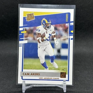 2020 Panini Donruss #325 Cam Akers Bronze Canvas Rated Rookie RC Rams - Picture 1 of 2