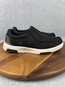 OrthoComfoot Women 11 Men 9 Shoes Black White Comfort Slip On Orthopedic Sneaker - Picture 1 of 18