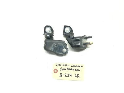2017-2020 LINCOLN CONTINENTAL LEFT DRIVER REAR DOOR UPPER LOWER HINGE SET OEM - Image 1 of 4