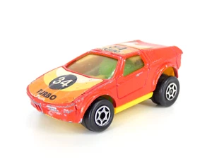 MAJORETTE MOTOR BMW M1 34 Turbo Toy Car Vintage Collectable Model Red - Picture 1 of 11