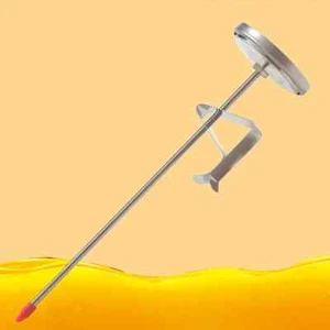 1 Stück Edelstahl Friteuse Küche Thermometer Öltemperatur Messgerät Öltemperatur - Bild 1 von 3