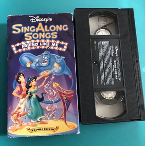 Disneys Sing Along Songs - Aladdin: Friends Like Me (VHS, 1993) - Picture 1 of 3