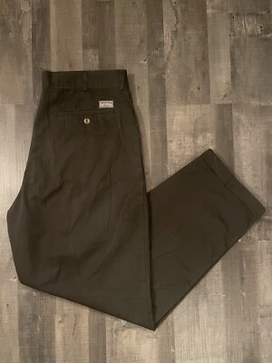 Bugle Boy Green Chino Men's Cotton Khaki Pants 38x32 (F94) - Image 1 of 4