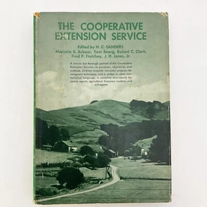 The Cooperation Extension Service HC Sanders Hardcover Book 1966 Rural Education - Imagen 1 de 24