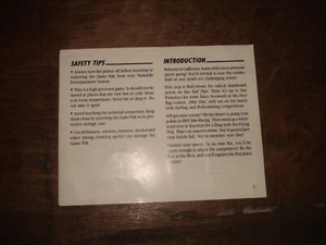 California Games nur Handbuch (Cover fehlt) NES Nintendo - Bild 1 von 1