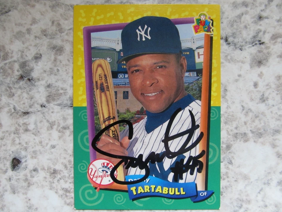 Yankees Danny Tartabull Signed Autographed 1994 Upper Deck Fun Pack Nr.Mint - Image 1 of 1