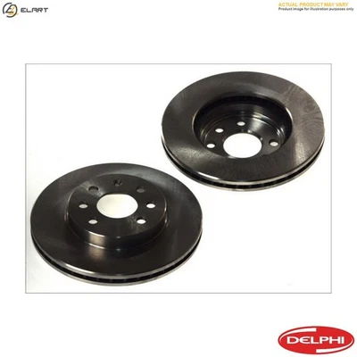 2x BRAKE DISC BG9378C FOR MASERATI M156D/156E 3.0L 6cyl LEVANTE SUV - Image 1 of 4