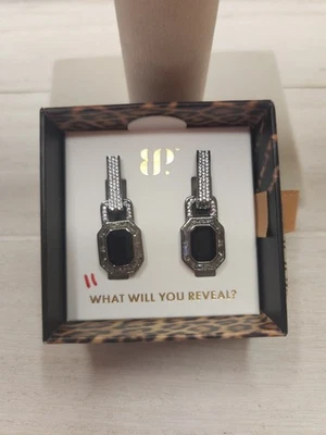 Bomb Party Untamed Earrings ER67097 Fastened For Chaos Onyx Sandstone Hematite - Image 1 of 2