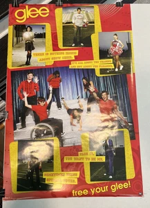 H609~ Poster da parete GLEE Show Choir "Libera la tua Glee 22,5" x 34" - Foto 1 di 8