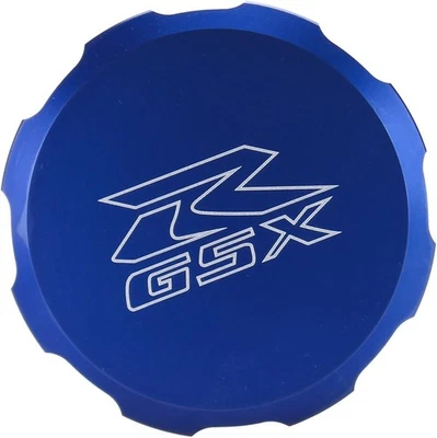 GSXR600 GSXR750 GSXR1000 For Front Brake Reservoir Cover Blue Cap (Suzuki) - Image 1 of 4