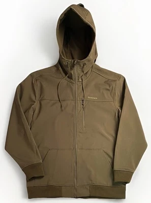 Simms Rogue Soft Shell Hooded Jacket Men’s Size XL Brown - Image 1 of 4