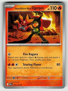 Hearthflame Mask Ogerpon Destined Rivals Uncommon 044/182 - Picture 1 of 2