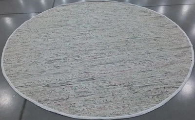 IVORY / MULTI 9'-0" x 9'-0" Back Stain Rug, Reduced Price 1172789259 RAR121G-9R - Image 1 of 4