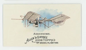 Topps Allen & Ginter 2008 Pioneers of Aviation Card PA5 Aerodrome - Picture 1 of 2