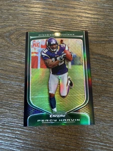 2009 Bowman Chrome #138 Percy Harvin Refractors - Picture 1 of 2