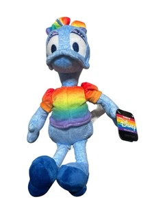Disney Pride Plush - Daisy Duck- Rainbow Pride Plush Toy- New w/ Tags - Picture 1 of 5