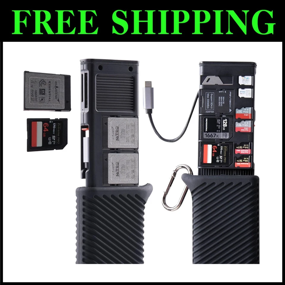 USB 3.2 Gen 2 10Gbps Card Reader for Photographers - Image 1 of 4