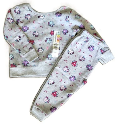GARANIMALS 2 pc Set Baby Girls Sweatshirt & Sweatpants UNICORNS Gray 12M NWT Foto 1 de 2