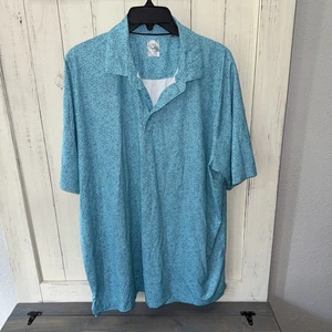 Callaway Opti Dri Mens XL Polo Golf Shirt Blue W/ Chevrons Swing Tech - Picture 1 of 7