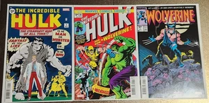 Marvel Comics Faksimile Lot (Hulk 1, Hulk 181, Wolverine 1) - Bild 1 von 19