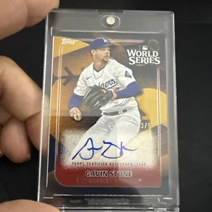 2025 Topps Series 2 World Series WCA-GS LA Dodgers Auto Gavin Stone 3/5 SSP - Picture 1 of 4