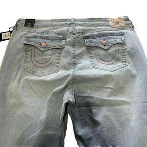 TRUE RELIGION JOEY MID RISE BIG T FLARE JEAN SIZE 42 WOMEN'S - Picture 1 of 15