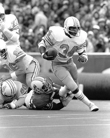Houston Oilers EARL CAMPBELL Glossy 8x10 Photo Football Print Poster HOF 91 Cover