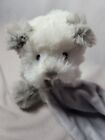 Katie Loxton Grey White Baby Comforter Bear Puppy Dog Comfort Blanket Soft Toy