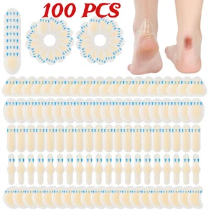 Blister Bandages Hydrocolloid Blister Pads for Heel Waterproof Adhesive Bandage - Picture 1 of 8
