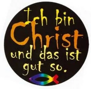 Pegatina-Soy Cristiano y eso está bien (*NUEVO*) - Imagen 1 de 1