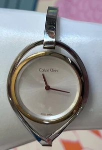 Calvin Klein Watch Light Medium Bangle Quartz 29 mm K6L2MB Needs Battery - Picture 1 of 15