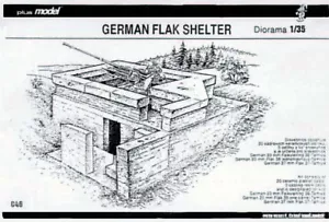 Plus Model 46 - 1:35 Keramikteile Deutscher Flak Bunker WW II - Picture 1 of 1