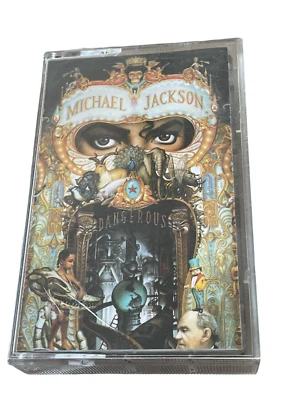 MICHAEL JACKSON-DANGEROUS-1991 EPIC CASSETTE Foto 1 de 4