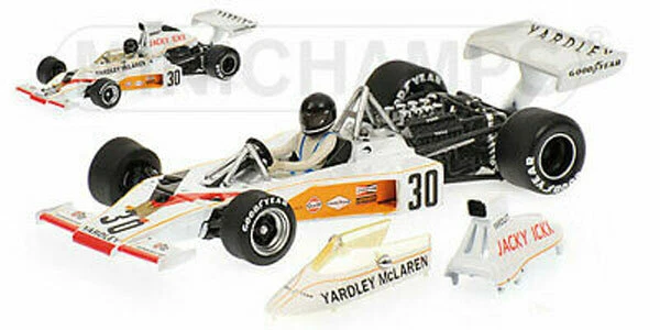 Minichamps 1:43 530734331 McLaren Ford M23 #30 German GP 1973 - J.Ickx - NEW - Immagine 1 di 1