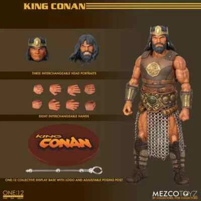 Mezco Toyz Conan der Barbarenkönig Conan One:12 Sammel Actionfigur NEU - Bild 1 von 4