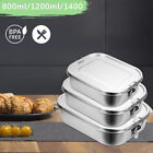 Brotdose Edelstahl BPA frei Plastikfrei Lunchbox meal prep boxen 480-1960ml
