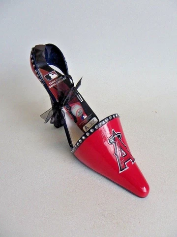 Los Angeles Angels Baseball Team Polystone High Heel Shoe Bottle Holder MLB New Cover