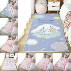 Kuromi Cinnamoroll My Melody Sweet Floor Mat Plush Rug Carpet Non-slip Doormat - Picture 1 of 25