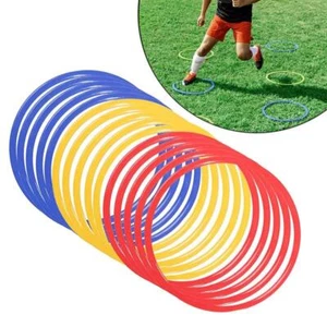 5 Stück robuste Agility Trainingsringe tragbar Fußball Soccer Speed Agility Train - Bild 1 von 26