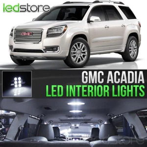2007-2016 GMC Acadia White LED Lights Interior Kit - Picture 1 of 6