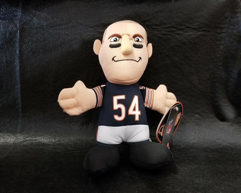 7-inch NFL Chicago Bears BRIAN URLACHER Collectible Plush Figure - NEW Cover