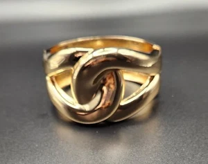 Pulsera grande con bisagras nudo - oro - Imagen 1 de 2