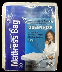 Mattress Bag For Moving and Storage Extra Thick Protection 5 Mil. Heavy Duty - Picture 1 of 4