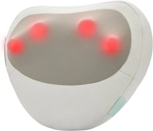 Heated Shiatsu Massage Pillow for Neck, Back and Shoulder Pain. Portable, Cordle - Picture 1 of 7