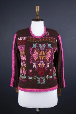 Suéter OILILY Multicolor Tejido Floral Manga Larga Talla 152 A 11-12 Foto 1 de 4