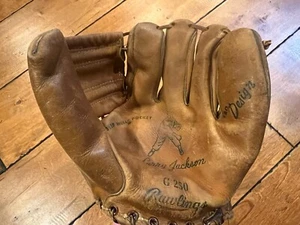VINTAGE LARRY JACKSON RAWLINGS G250 PRO DESIGN BASEBALL GLOVE MITT - Picture 1 of 9
